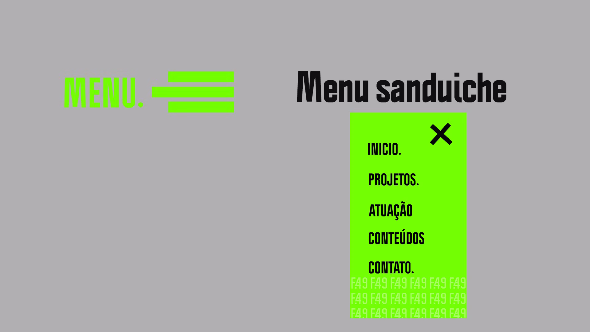 Projeto Website Frame49